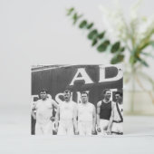 Amerikaner in Stockholm, 1912 Postkarte (Stehend Vorderseite)