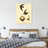 Amerikaner (Kamin) Swift Audubon, Vögel von Amerik Leinwanddruck (Insitu (Schlafzimmer))