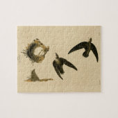 Amerikaner (Kamin) Swift Audubon, Vögel von Amerik Puzzle (Horizontal)