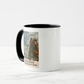 Amerikaner kämpfen immer für Freiheit Tasse (Vorderseite Links)