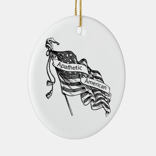 Amerikaner Keramik Ornament (Rechts)