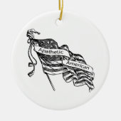Amerikaner Keramik Ornament (Vorne)