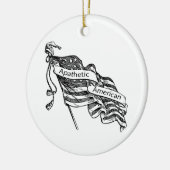 Amerikaner Keramik Ornament (Links)