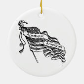 Amerikaner Keramik Ornament (Hinten)