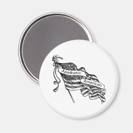 Amerikaner Magnet (Vorderseite/Rückseite)