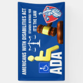 AMERIKANER MIT BEHINDERUNGEN BANNER (Vertikal)