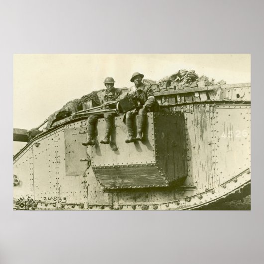 Amerikaner mit der Marke I Poster (Vorne)