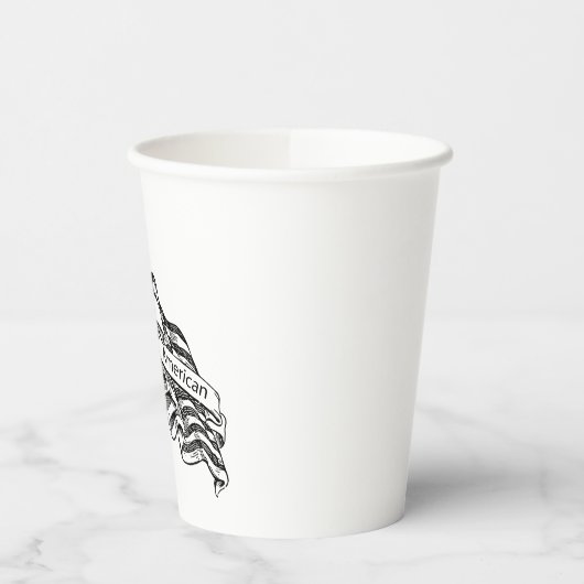 Amerikaner Pappbecher (Links)