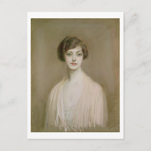 Amerikaner (Pastellfarben auf der Leinwand) Postkarte