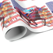 Amerikaner Pharoah 2015 Geschenkpapier (Rolleneckpunkt)