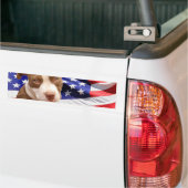 Amerikaner Pitbull Welpe Autoaufkleber (Auf Lkw)