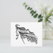 Amerikaner Postkarte (Stehend Vorderseite)