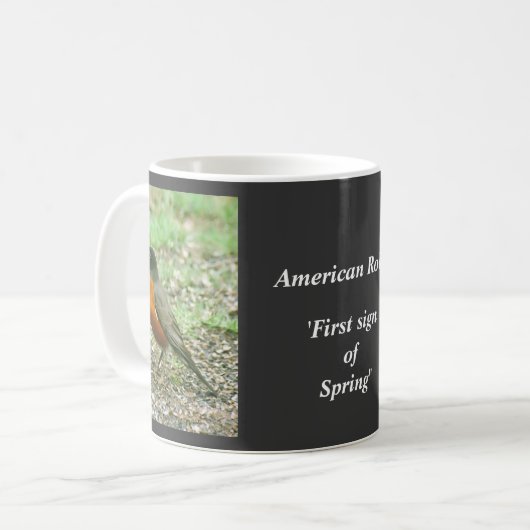 Amerikaner Robin Kaffeetasse (Vorderseite Links)