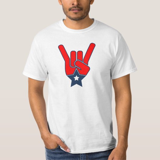 Amerikaner RockStar T-Shirt (Vorderseite)