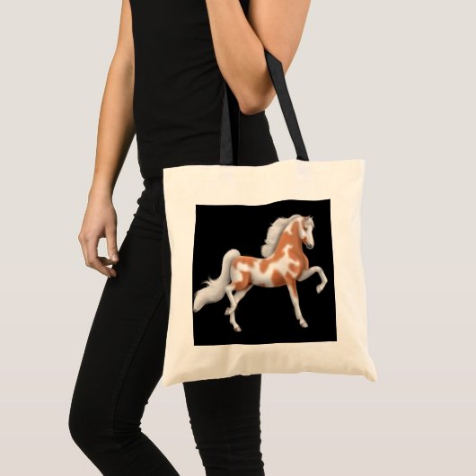 Amerikaner Saddlebred Farben-Pferdetasche Tragetasche (Vorderseite (Produkt))