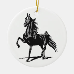 Amerikaner Saddlebred Keramik Ornament