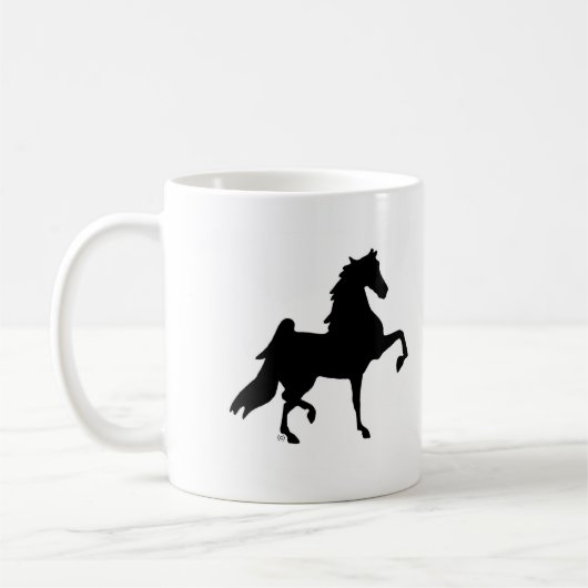 Amerikaner Saddlebred Pferd Kaffeetasse (Links)