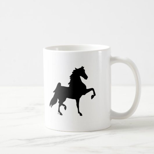 Amerikaner Saddlebred Pferd Kaffeetasse (Rechts)
