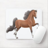 Amerikaner Saddlebred Pferd Mousepad (Mit Mouse)