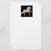 Amerikaner Saddlebred Pferdebriefpapier Briefpapier (Vorne/Hinten)