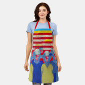 Amerikaner Schürze (Getragen)