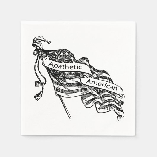 Amerikaner Serviette (Vorderseite)