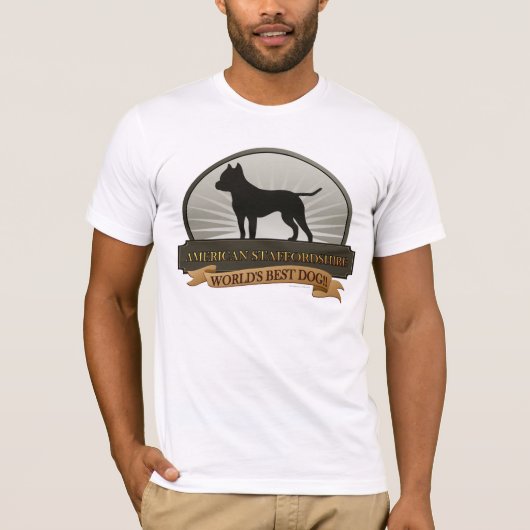 Amerikaner Staffordshire T-Shirt (Vorderseite)