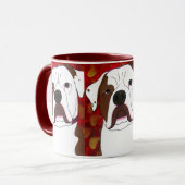 Amerikaner-Stier-HundeTasse Tasse (Vorderseite Links)