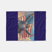Amerikaner Stolzdecke Fleecedecke (Vorderseite (Horizontal))