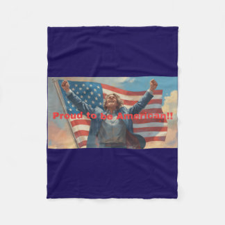 Amerikaner Stolzdecke Fleecedecke