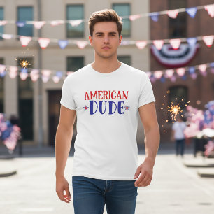 Amerikaner-T-Shirt zum 4. Juli T-Shirt