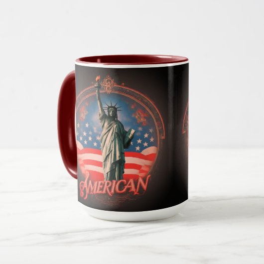 Amerikaner. Tasse (Vorderseite Links)