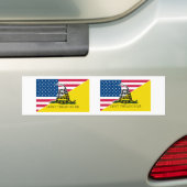 Amerikaner und Gadsden-Flagge Autoaufkleber (Auf Auto)