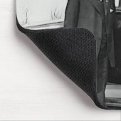 Amerikaner und sein antikes Auto Mousepad (Ecke)