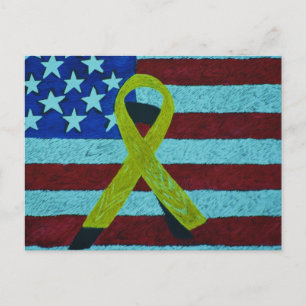 Amerikaner unterstützen Amerikaner Postkarte