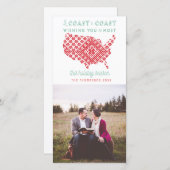 Amerikaner von der Küste bis zur Küste Weihnachten (Vorne/Hinten)