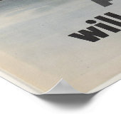 Amerikaner werden immer für Freiheit kämpfen Poster (Ecke)