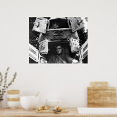 Amerikaner Whippet Poster (Küche)