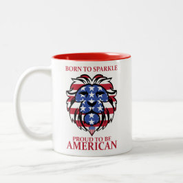 Amerikaner Zweifarbige Tasse