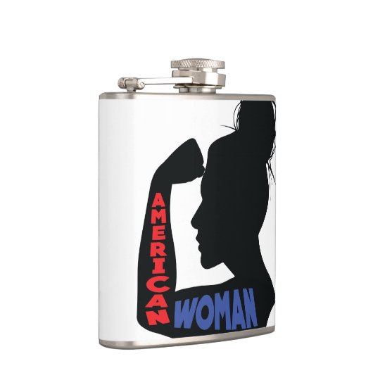 Amerikanerin Flachmann (Rechts)