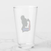 Amerikanerin Glas (Rückseite)