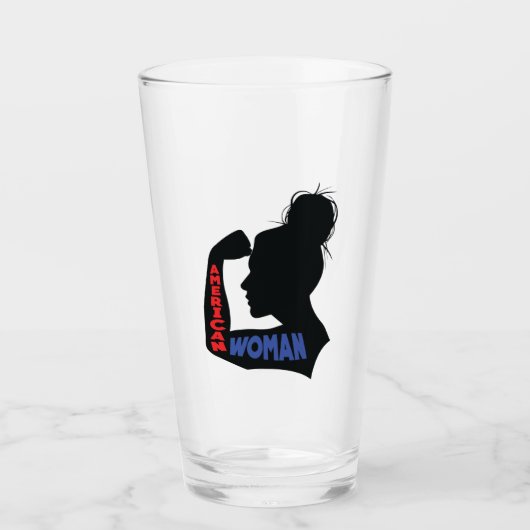 Amerikanerin Glas (Vorderseite)