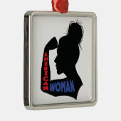 Amerikanerin Ornament Aus Metall (Rechts)