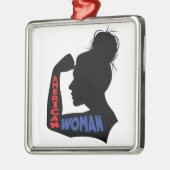 Amerikanerin Ornament Aus Metall (Links)