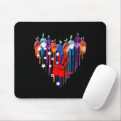 Amerikanerinnen hören heftiges Schweigen Mousepad (Mit Mouse)