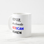 Amerikanerinnen Kaffeetasse (Vorderseite Links)
