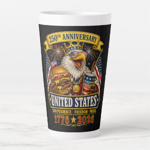 Amerikanisch 1776 2026 250. 4. Juli Unabhängigkeit Milchtasse
