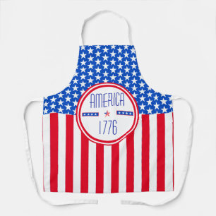 Amerikanisch 1776 patriotisch schürze