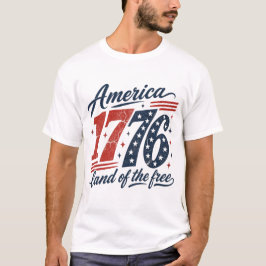 Amerikanisch 1976 Land der Freien T-Shirt