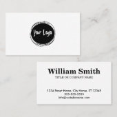 Amerikanisch, 8,9 cm x 5,1 cm visitenkarte (Vorne/Hinten)